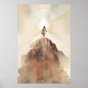 Transfiguração de Jesus Impressão Aquarela