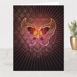 Transform Butterfly Moth - Cartão Saudável