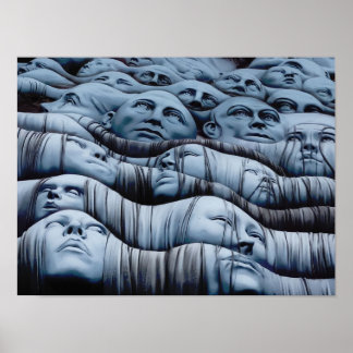 "Transformação" Arte Design Poster de parede