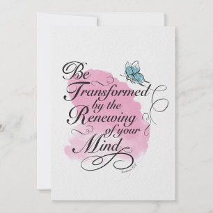 Transformar e renovar - Romanos 12 : 2