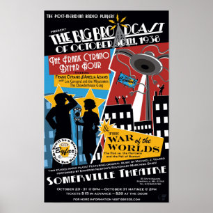 "Transmissão grande poster do 30 de outubro de