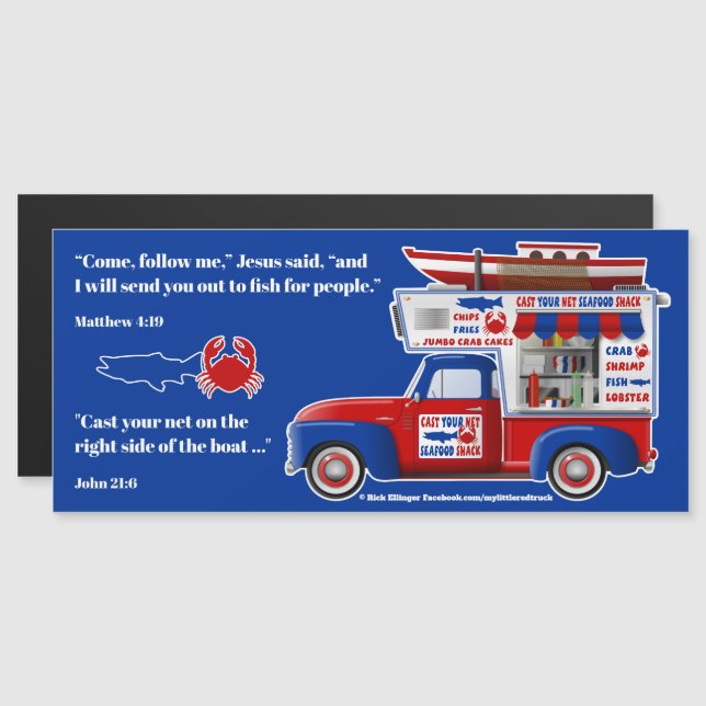 Transmita seu ímã de rede (Frente/Verso)