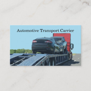 Transportador Automóvel Cartão de visita