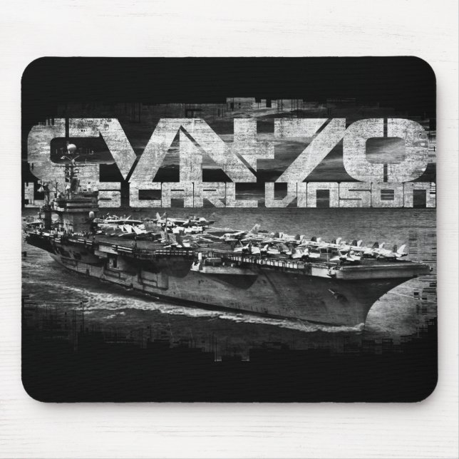 Transportadora aérea Carl Vinson Mousepad (Frente)