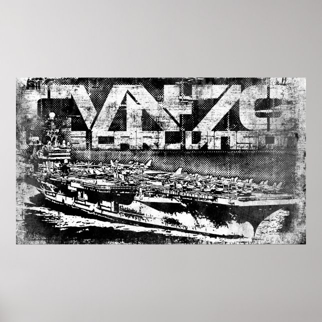 Transportadora aérea Carl Vinson Poster (Frente)