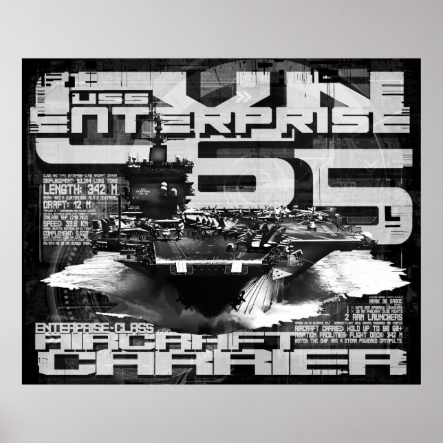 Transportadora aérea Enterprise Poster (Frente)