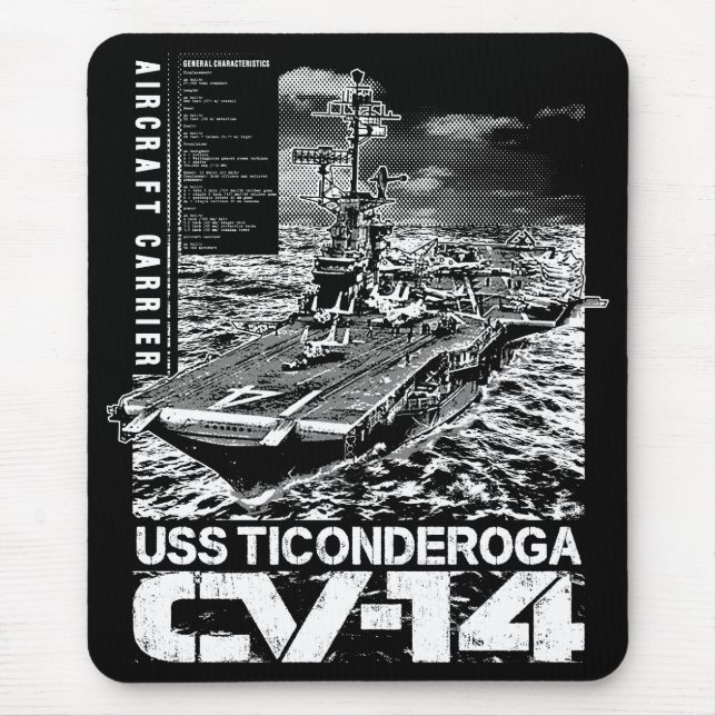 Transportadora aérea Ticonpeta Mouse Pad Mousepad (Frente)