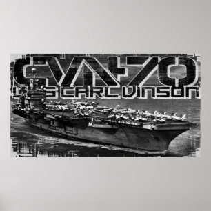Transportadora Carl Vinson Poster