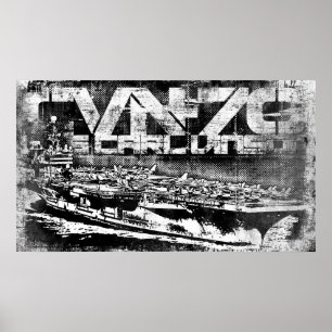 Transportadora Carl Vinson Poster