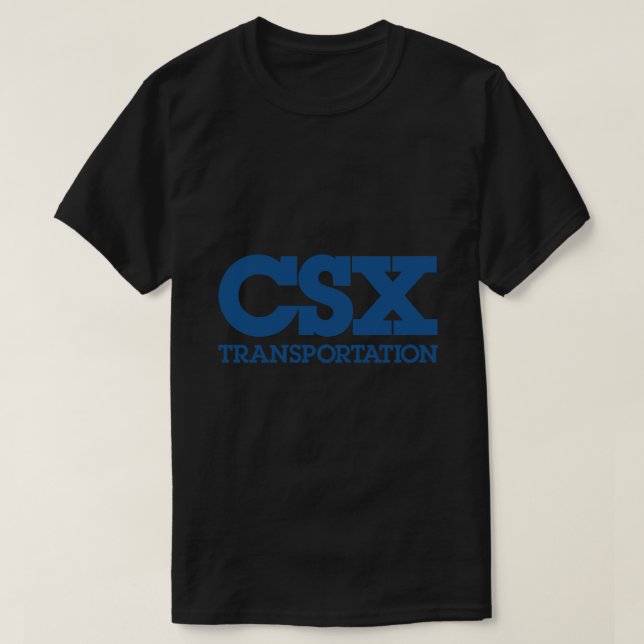 Transporte Csx (Versão Azul) Camisa T Clássica (Frente do Design)