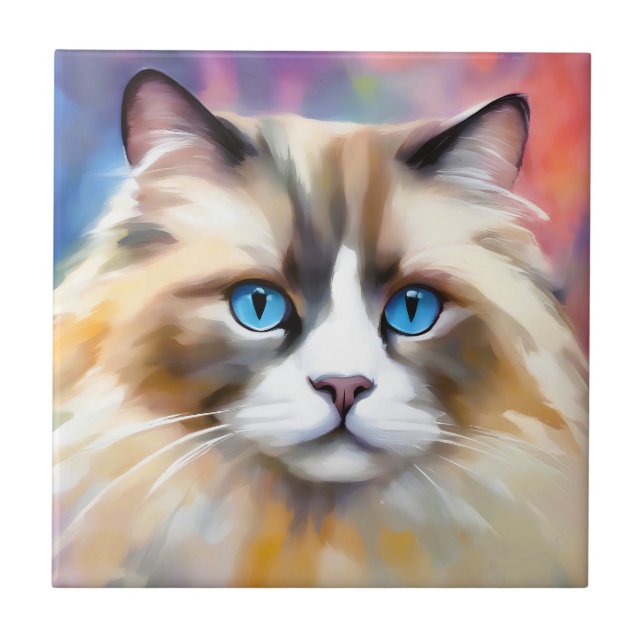 Trapil Elegante Ragdoll Cat (Frente)