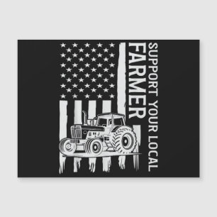 Trator de Fazenda Patriota Bandeira dos EUA Dia do