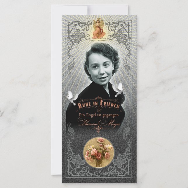 Trauerkarte Mama - Rackcard (Frente)