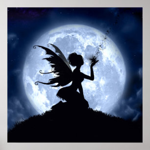 Trave um poster da estrela de queda