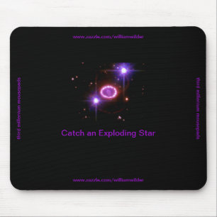Trave uma estrela de explosão Mousepad