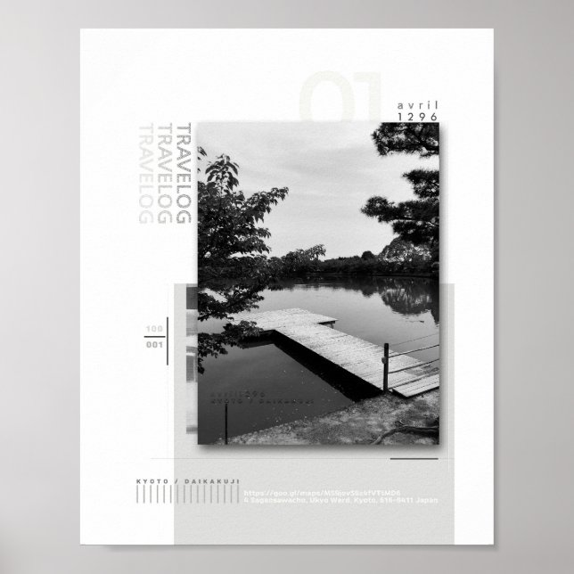 travelog_1 matte poster (Frente)