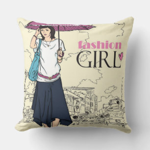 Travessa De Almofada Decorativa De Moda Urbana