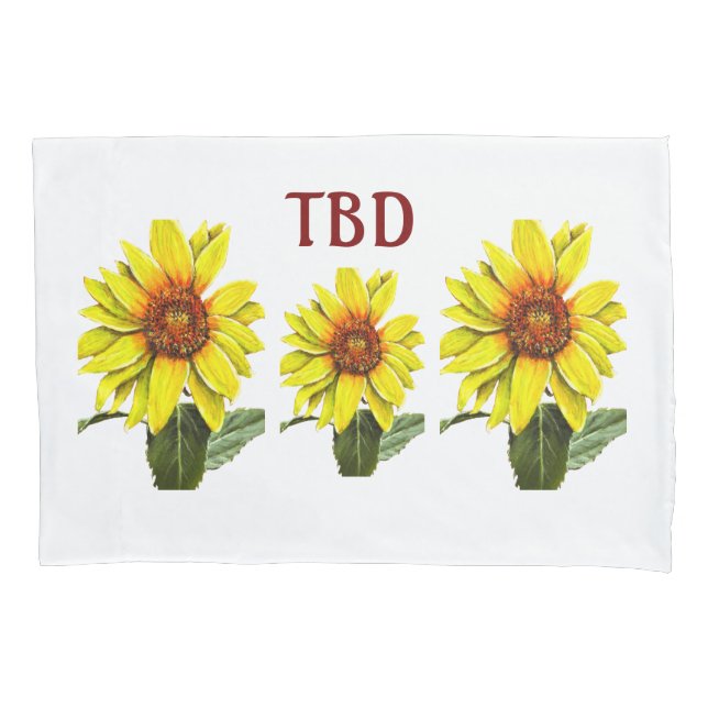 Travesseira de Girassol (Frente)