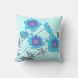 Travesseiro almofada aqua, azul, roxo cinza