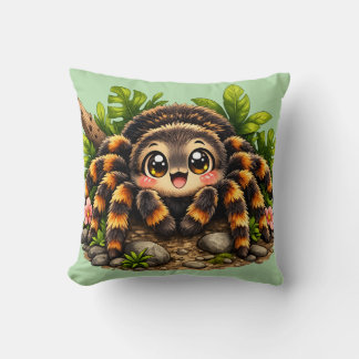 Travesseiro Almofada de Aranha Tarântula Fofa Kawa