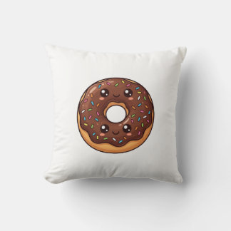 Travesseiro Almofada Donut Kawaii com Granulado de