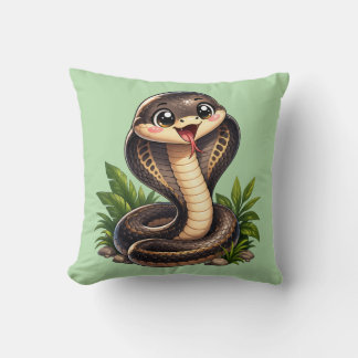 Travesseiro Almofada Kawaii de Cobra Fofa