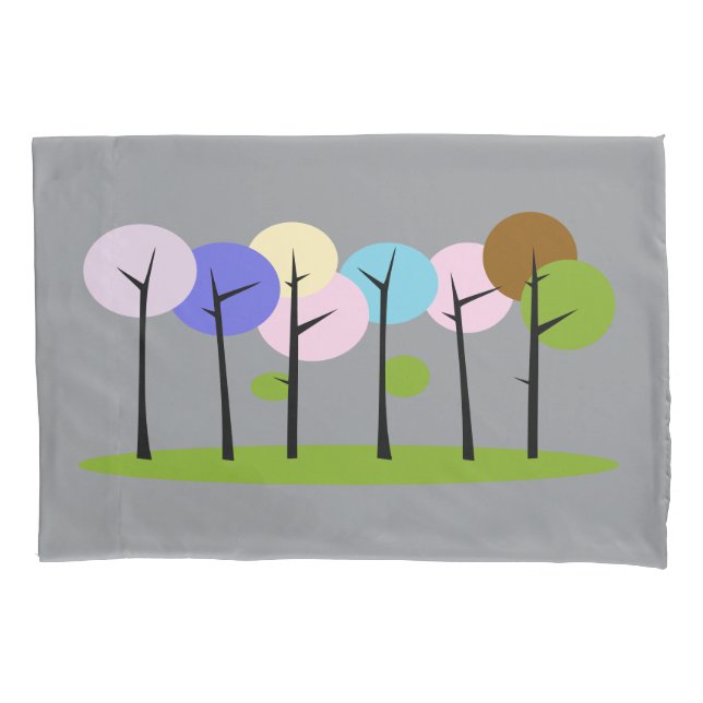 Travesseiro Baobab Sunset - Silhueta Africana (Frente)