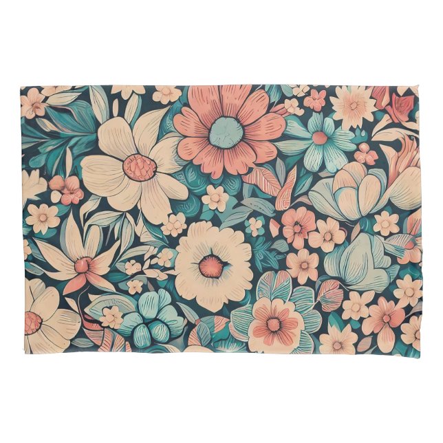 Travesseiro Bohemian Flower Case (Frente)