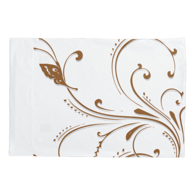 Travesseiro Brown Floral (Verso)