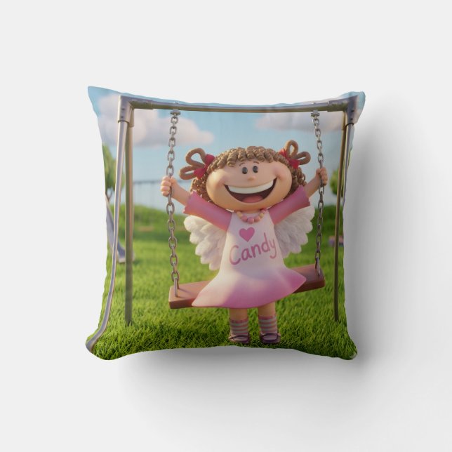 Travesseiro Caprichoso Fofo | Almofada Decorativa  (Frente)