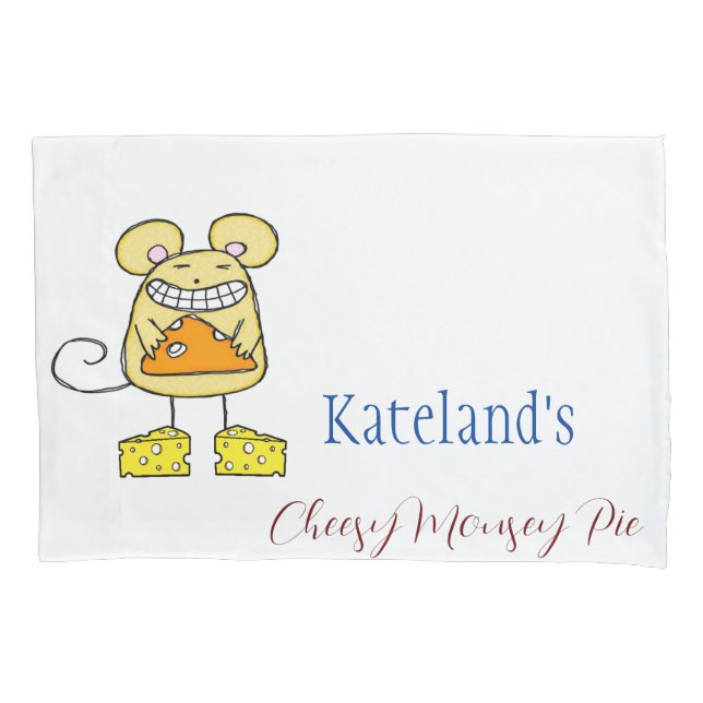Travesseiro Case Cheesy Mousey Pie (Frente)