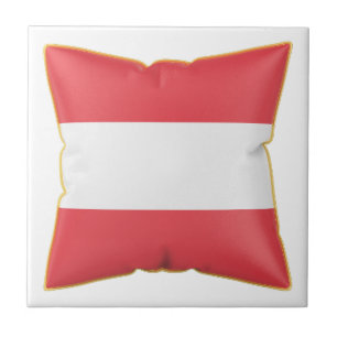 Travesseiro com a bandeira da Áustria