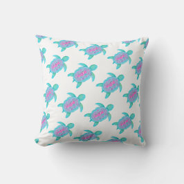 Travesseiro de almofada do padrão da tartaruga ros