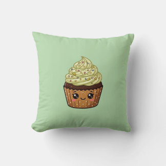 Travesseiro de Almofada Kawaii de Cupcake com Glac