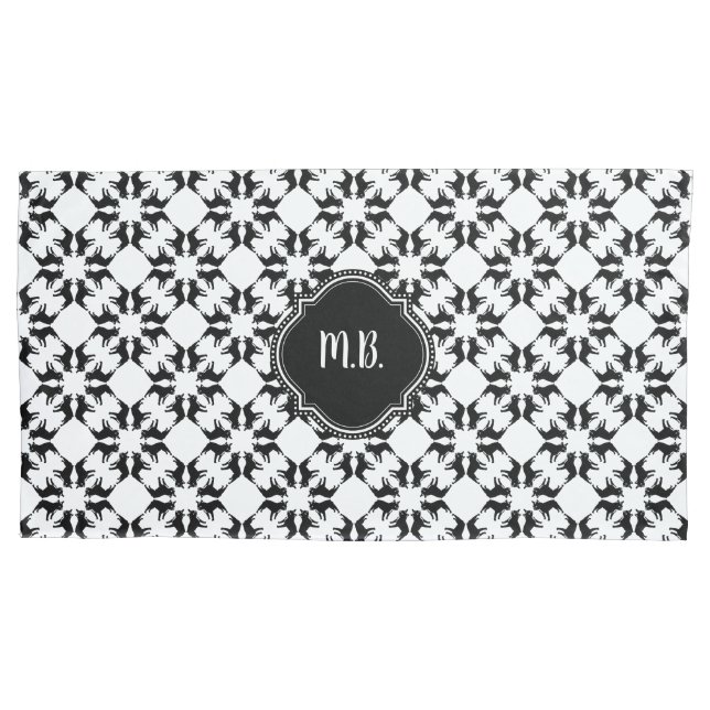 travesseiro de buldogue francês moderno e bonito (Frente)