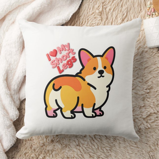 Travesseiro de Corgi Fofo Almofada Divertida de Co (Cobertor)