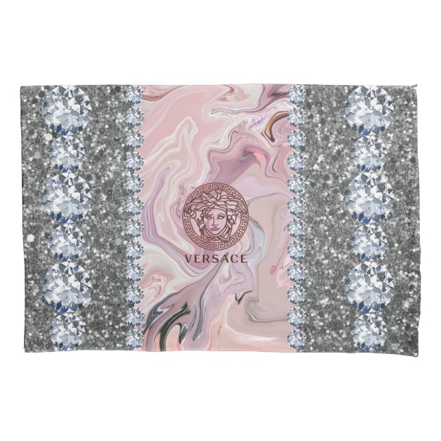 Travesseiro de mármore do Rosa Dourado para uso do (Frente)