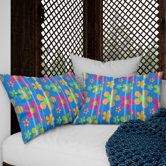 Travesseiro de padrão de ventilador colorido (Criador carregado)