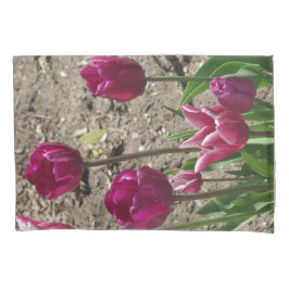 Travesseiro de Tulipas Roxas