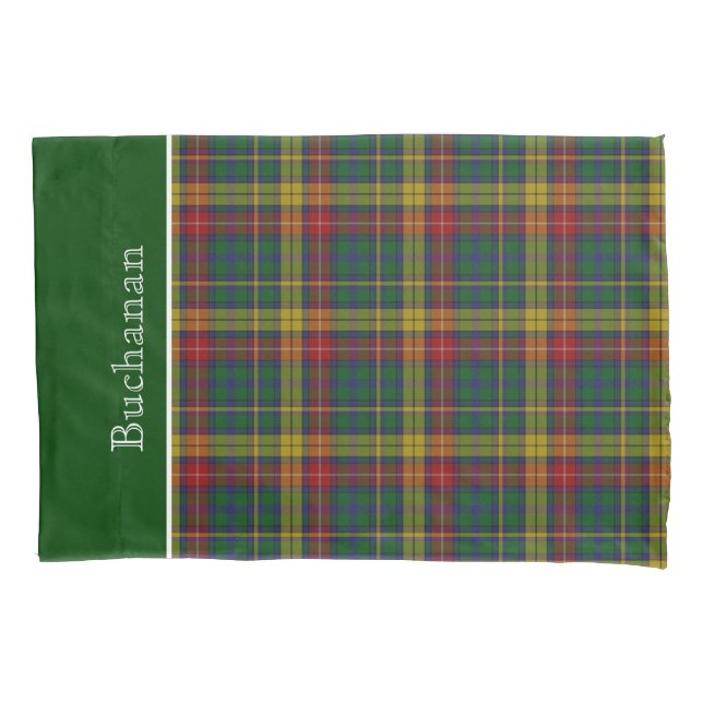 Travesseiro de Xadrez clássico do Buchanan Tartan (Frente)