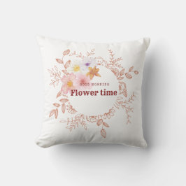 Travesseiro Decorativo | Almofada Macia de Flor Bo