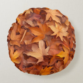 Travesseiro decorativo de 16" com almofada redonda