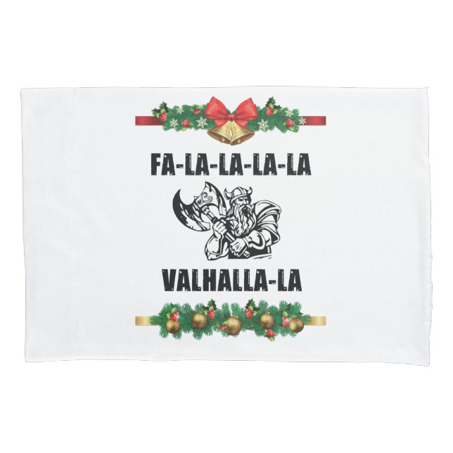 Travesseiro decorativo de Natal Valhalla (Frente)