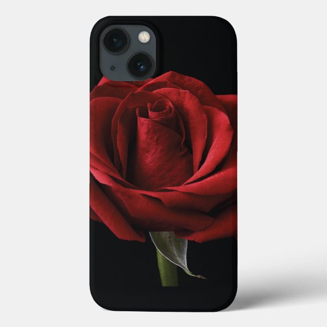 travesseiro decorativo rosa vermelha (Verso)