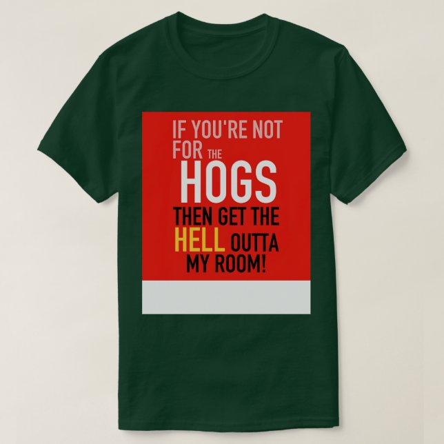 Travesseiro HOGS - Camisa (Frente do Design)