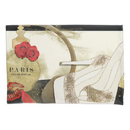 Travesseiro Paris Perfume Rosas Saltos E Lábios
