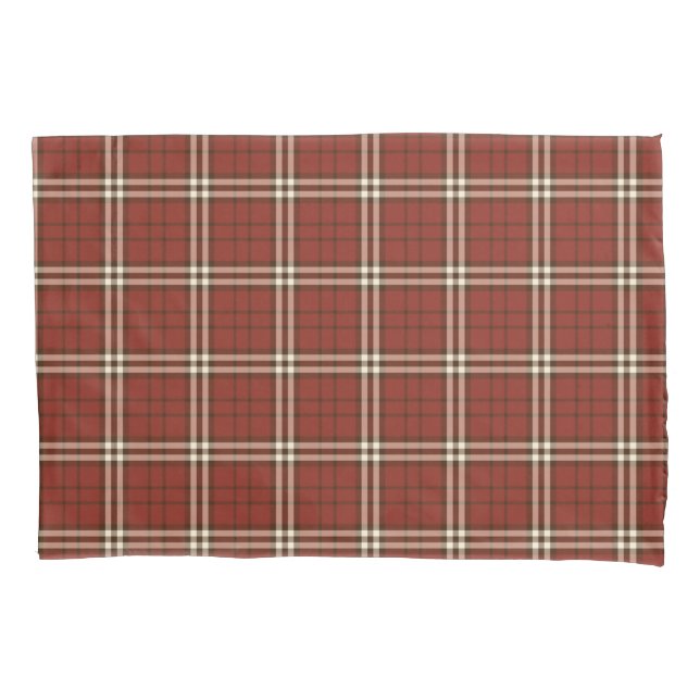 Travesseiro Red Tartan (Frente)