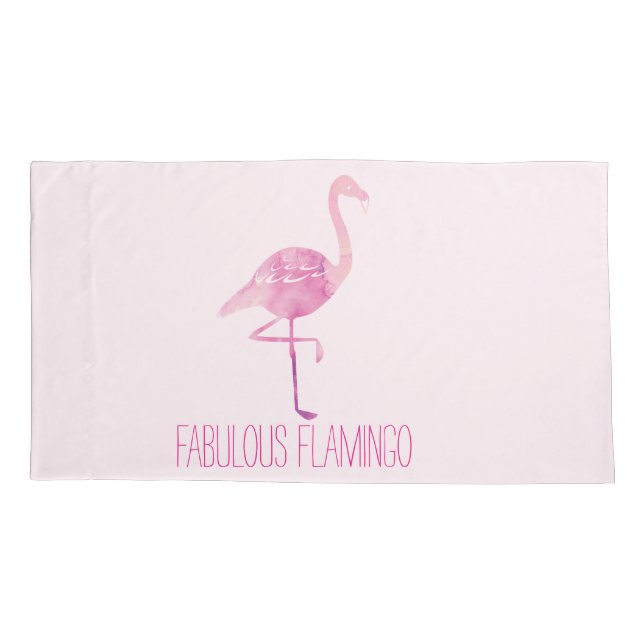 Travesseiro Reversível Flamingo Fabuloso de Aquare (Verso)