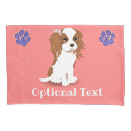 Travesseiro Rosa Blenheim Cavalier King Charles Sp