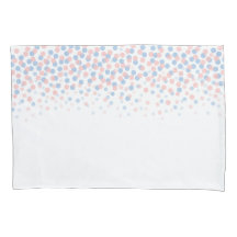 Travesseiros azuis de serenidade com pontos quebra